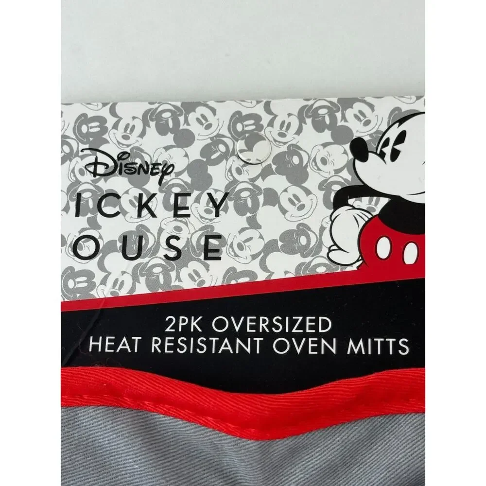 Lot Disney 1 set Mickey Minnie Oven Mitts 1 set Mickey Mouse Dishtowels NEW